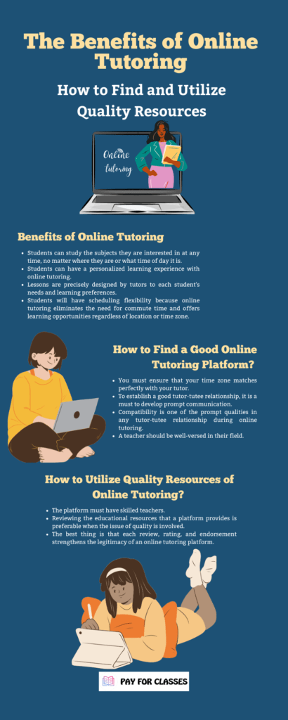 The Benefits of Online Tutoring - Pay for Classes